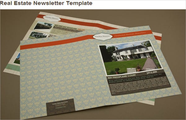real estate newsletter template