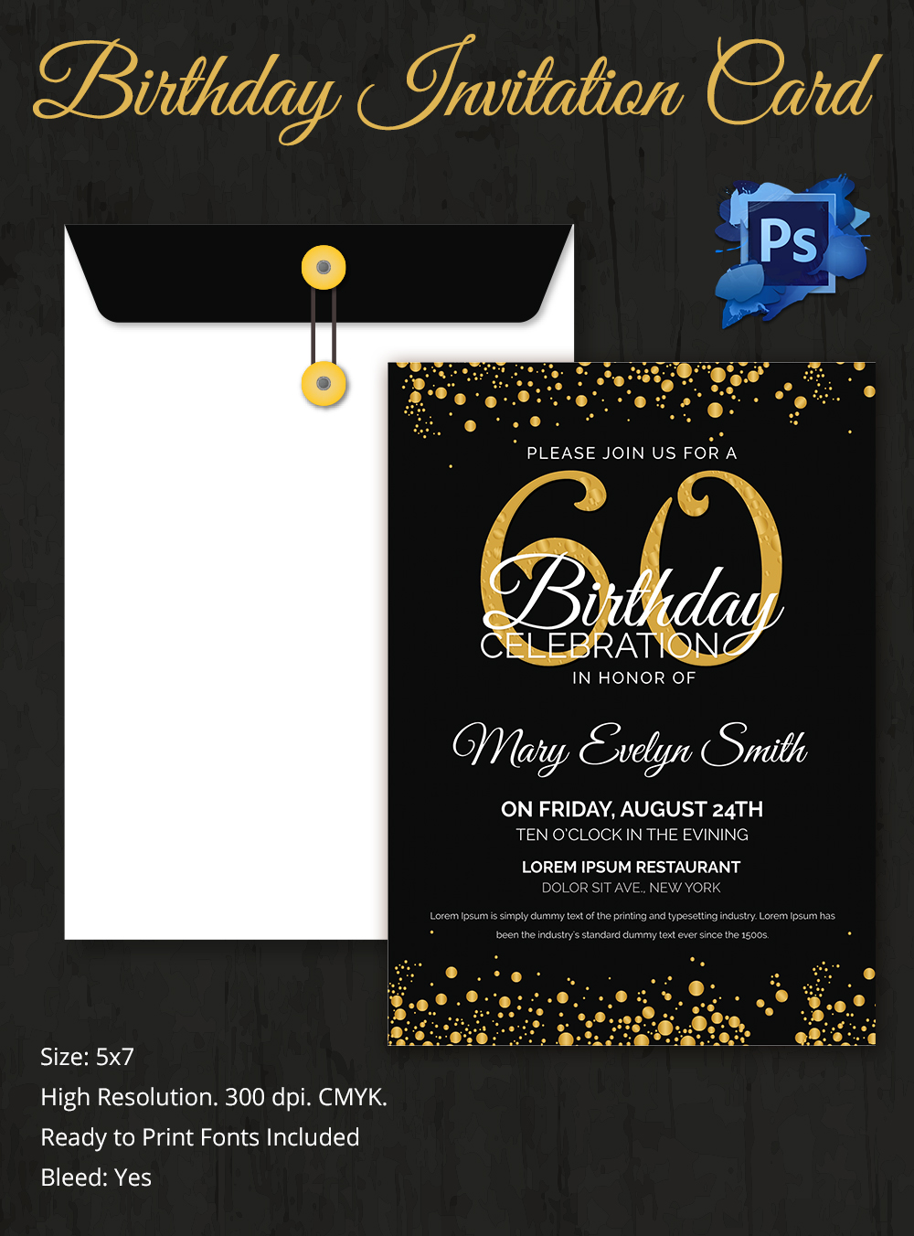 Birthday Invitation Template 70+ Free PSD Format