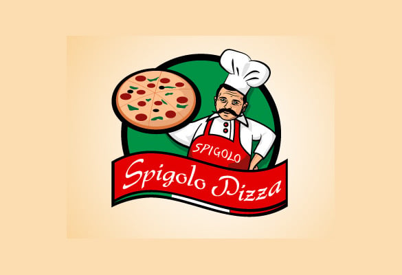 pizza logo template download