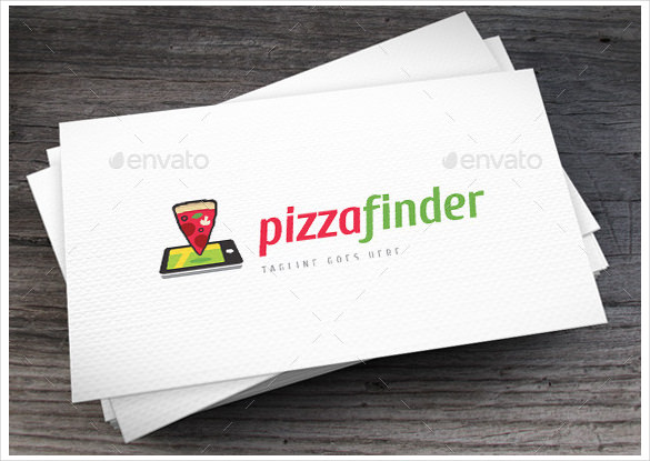 pizza finder logo template