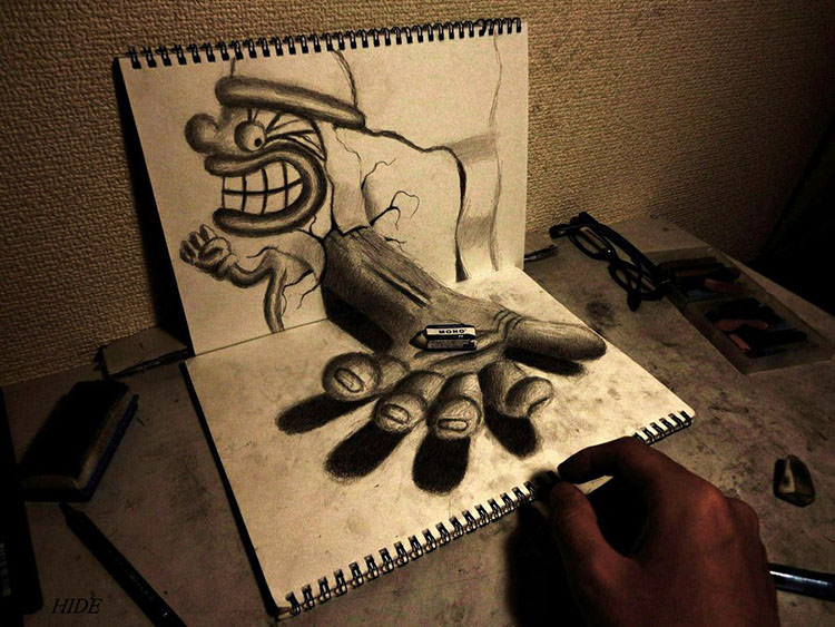 This Artist Creates 3D Drawings That Look Incredibly Real