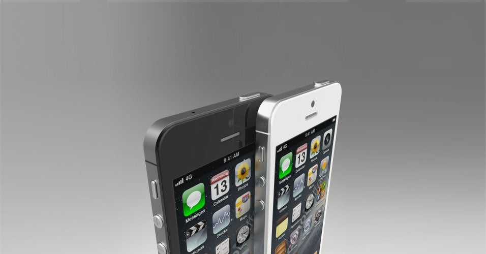 3d view iphone 5s psd vector mockup03030