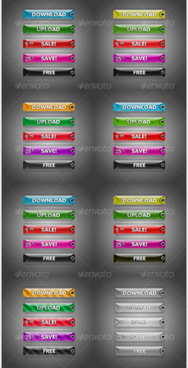 0 candy tags button version