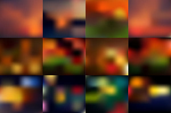 colorfull blurred backgrounds