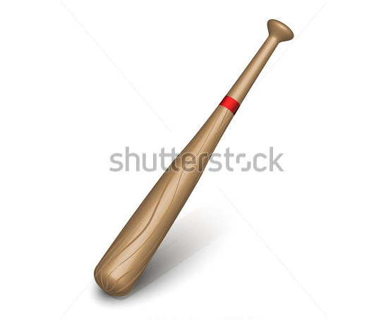 baseball bat vector
