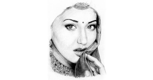 100 Face Sketches Pencil Sketches Free Premium Templates