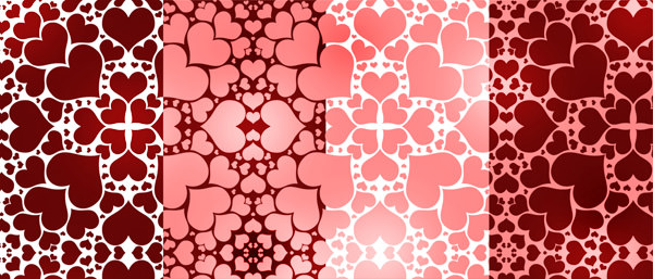 classic hearts patterns