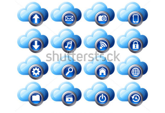 cloud computing icons