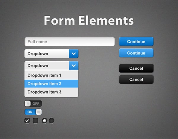 custom form elements