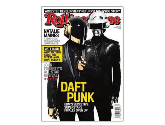 daft punk rolling stone cover music poster