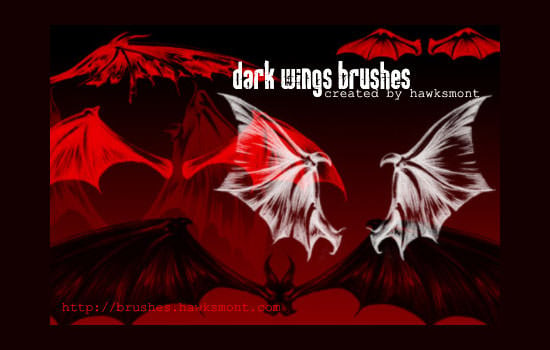 dark wings brushes