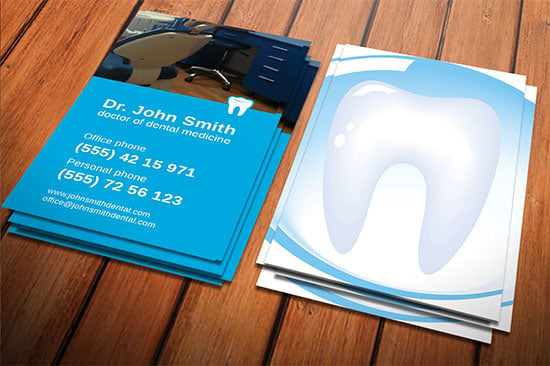 dentist business card