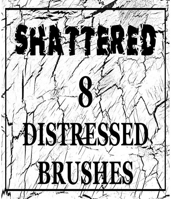 distressed brushes for photoshop