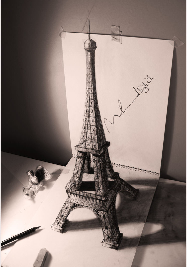 31+ Easy Eiffel Tower Drawing