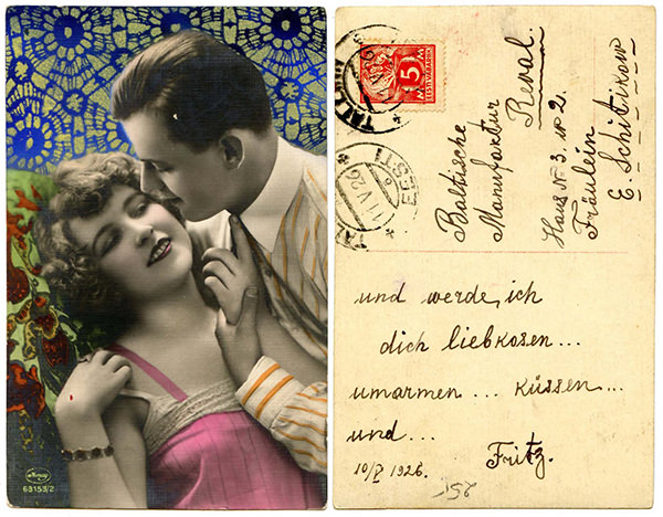 estonia vintage postcards