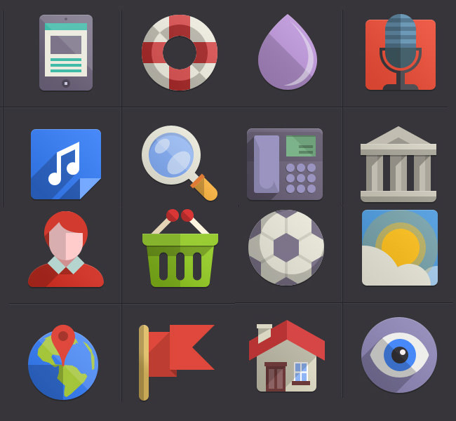 flat ui icons