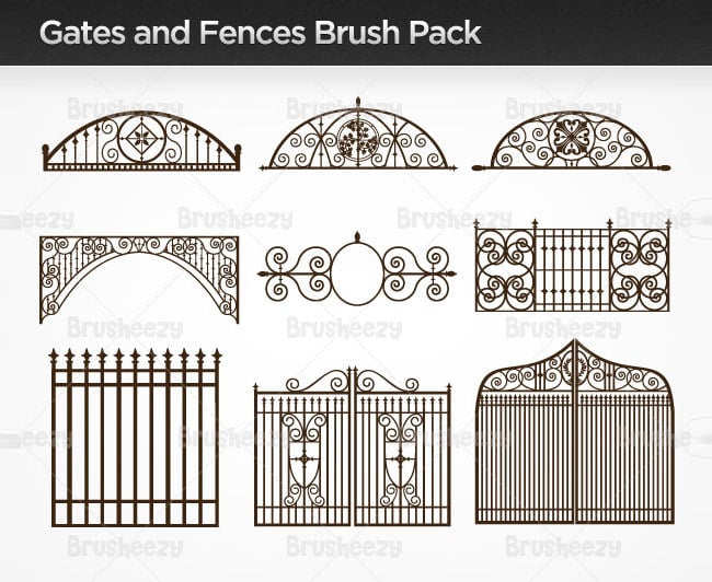 gates and fences brush pack