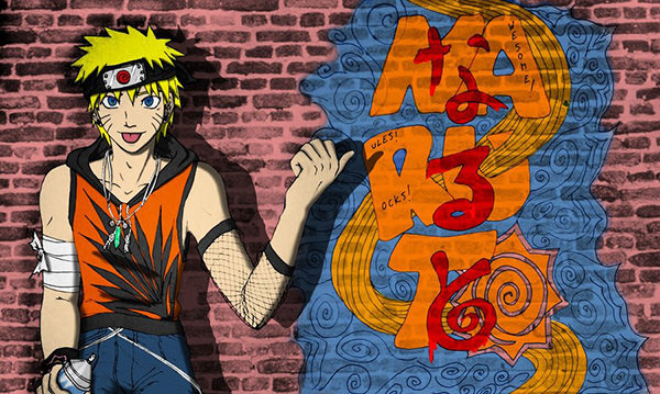 graffiti naruto