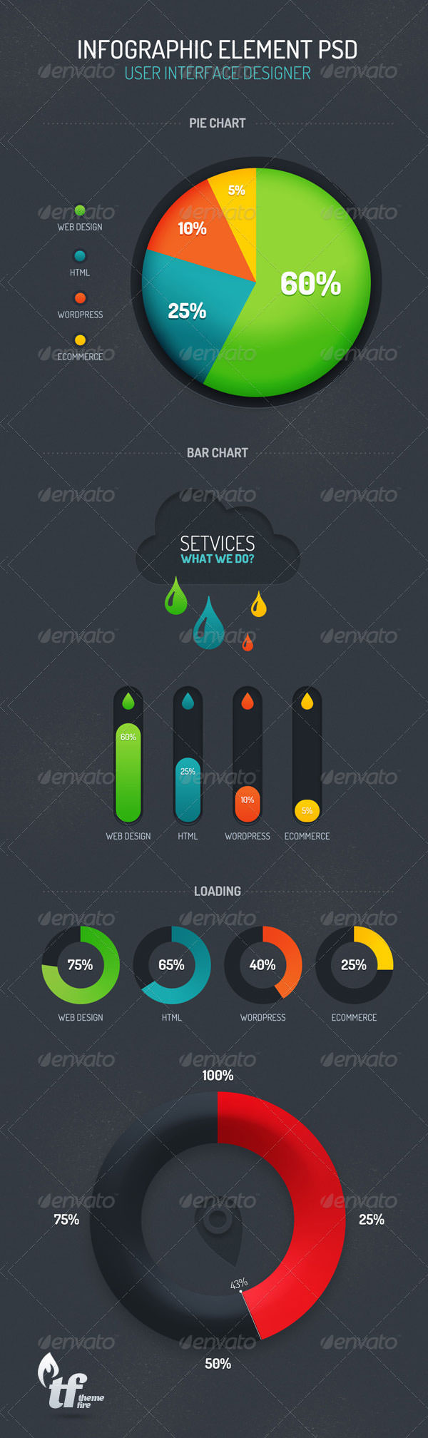 infographic element psd