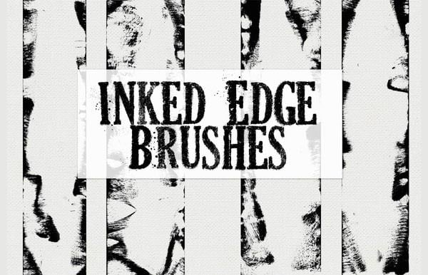 inked edge photoshop brushes