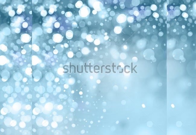 lights on blue background