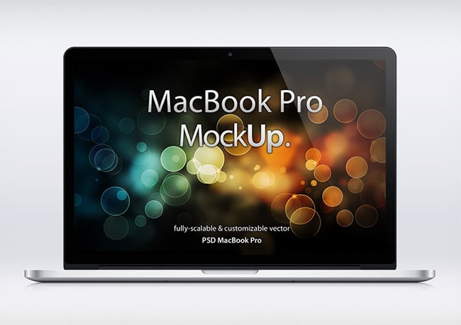 macbook pro retina psd mockup