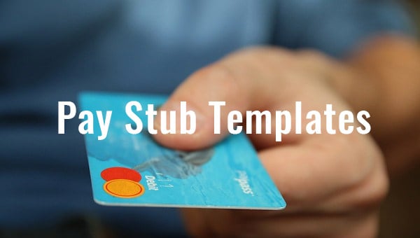 pay stub templates