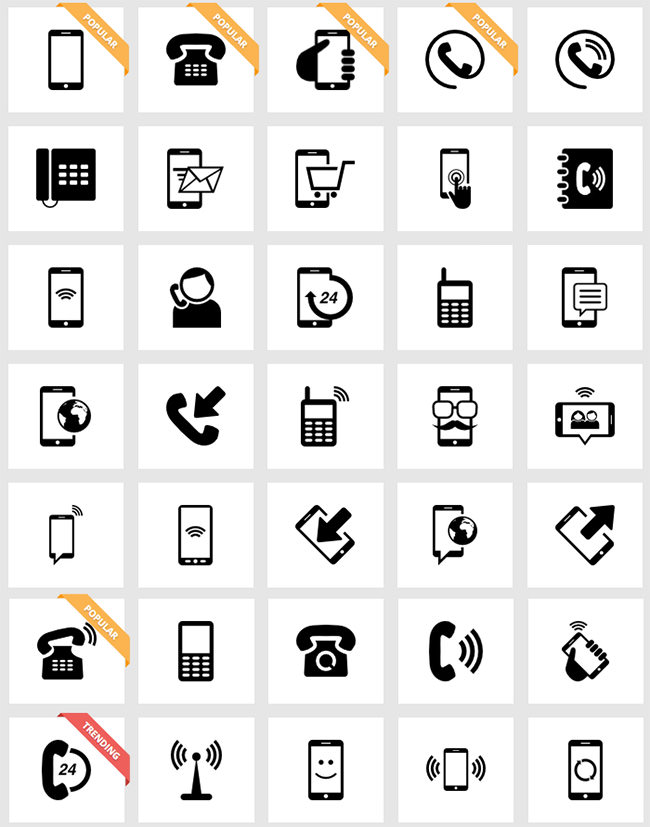 phone icons pack