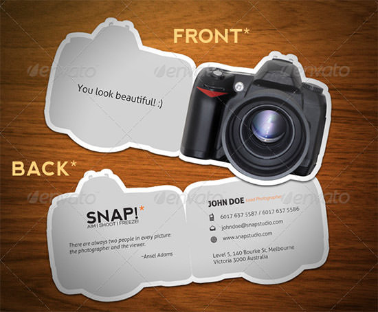 snap business card