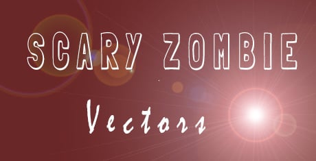 scary zombie vectors