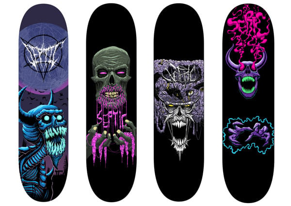 septic skateboards