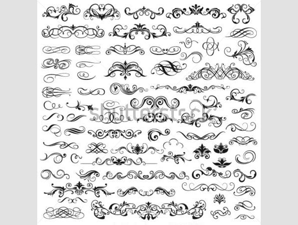 set of vector graphic elements for design