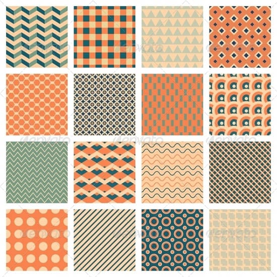 simple geometric patterns