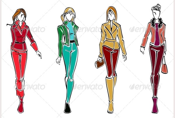 Fashion Design Flat Sketches - Apps on Google Play-donghotantheky.vn