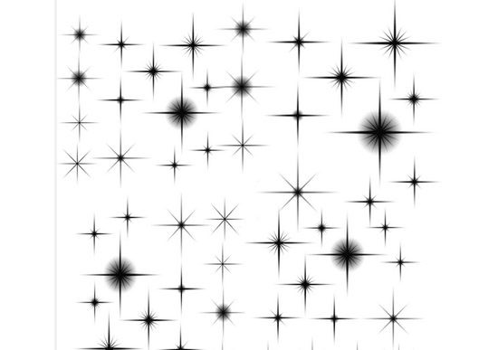 Set perie star sparkle