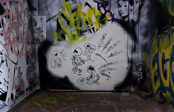 48+ Awesome Graffiti & SprayPaint Stencils for your Inspiration! | Free
