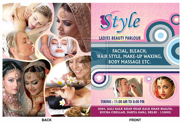 style ladies beauty parlour brochure