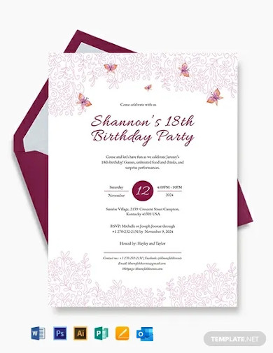 29+ Birthday Invitation Templates - Free Sample, Example, Format