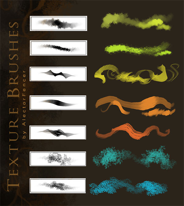 texture brushes 189266825