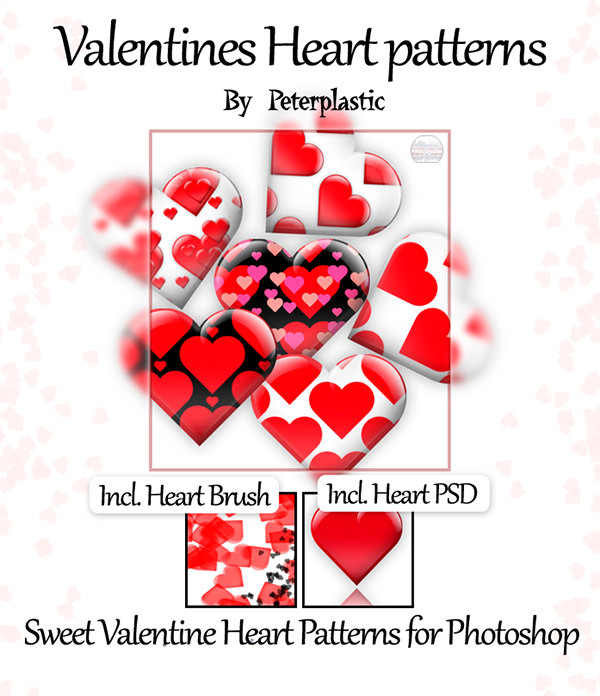 valentine s day seamless patterns