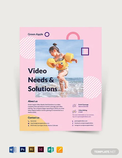 video flyer template