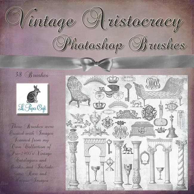 vintage royal aristocracy brush pack