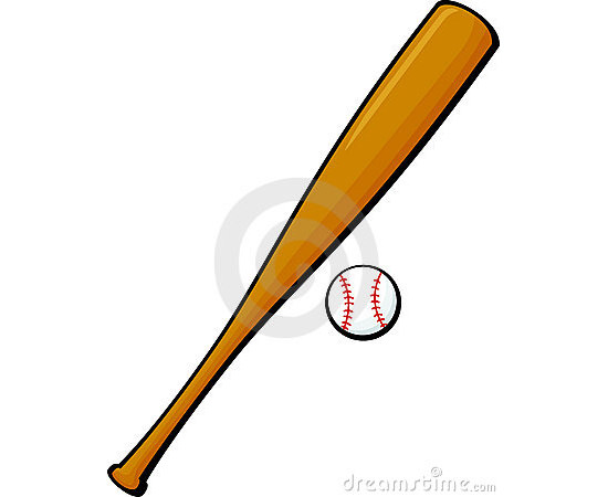 baseball bat ball vector