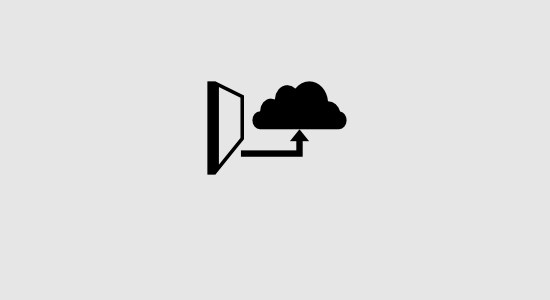 cloud storage transfer icon