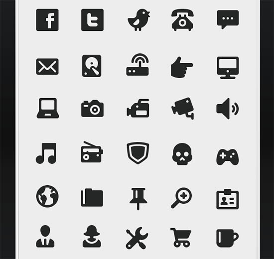 30 Free Pictograms Icons and Icon Set