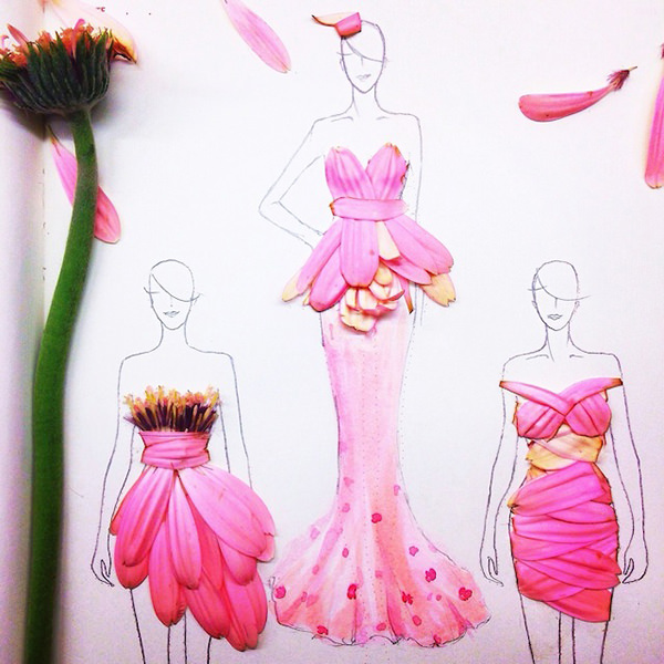 From Sketch to Gown: Wedding Dress Designer Sketches by Sareh Nouri