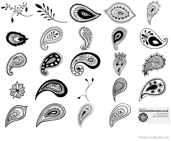 43+ Premium Hand Drawn Photoshop Brushes Free Download