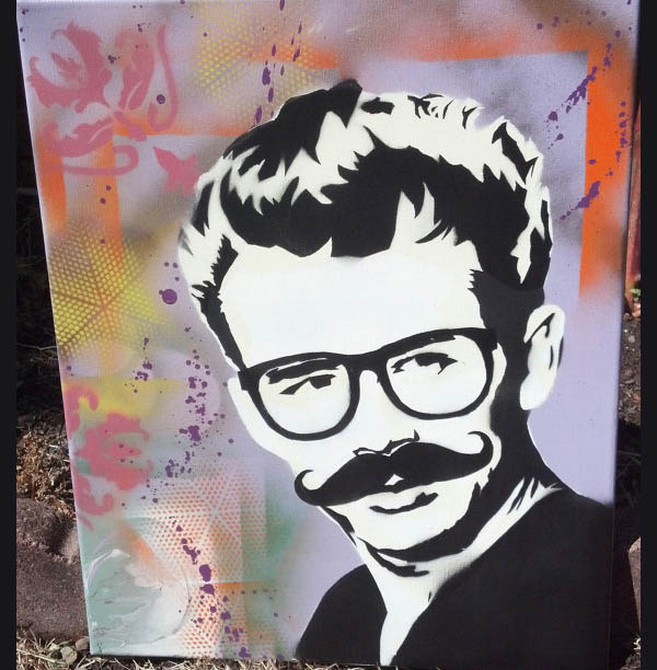 how to make stencil art