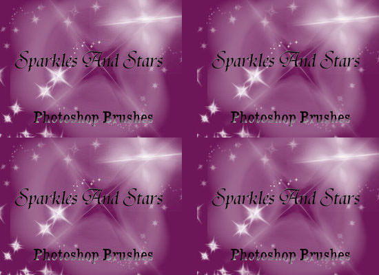 sparkles and stars free brushes