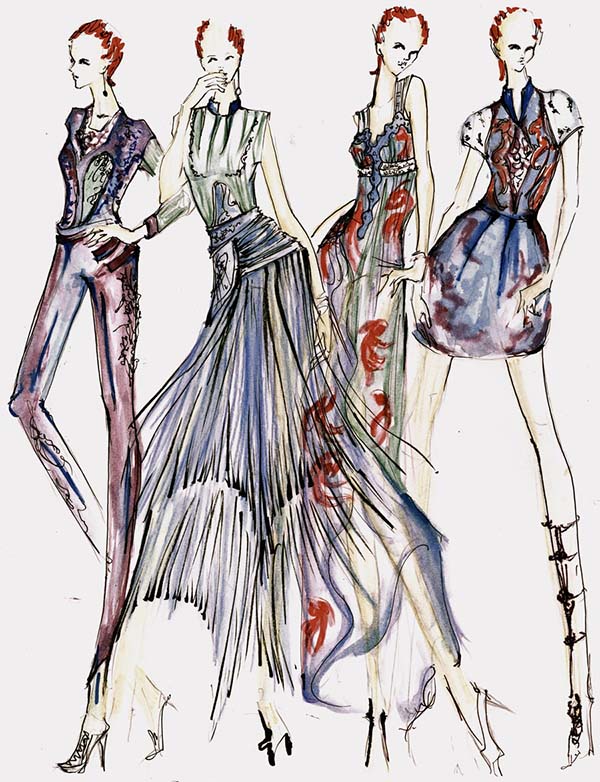 Fashion Design Illustration Sketches